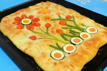 MOZZARELLA GARDENSCAPES BREAD - Bread Art Recipe