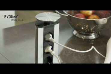 Torretta multipresa a scomparsa Port CUISINE EVOline  - shopmancini.com