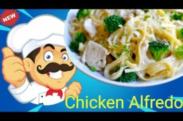 Cooking Chicken Alfredo | How To Cook Chicken Alfredo (2 Year Old Cooked)