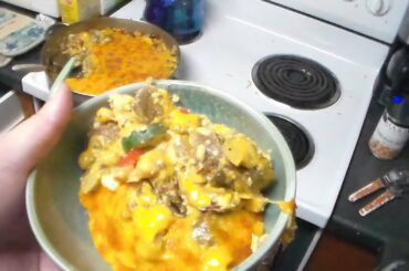 Vegetarian Italian Sausage Scramble