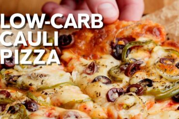 1-Min Recipe • Low-carb cauliflower pizza