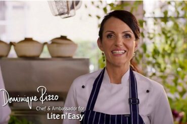 Chef Dominique Rizzo...Behind the scenes at the Lite n Easy ad