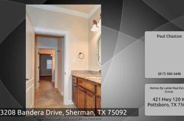 3208 Bandera Drive, Sherman, TX 75092