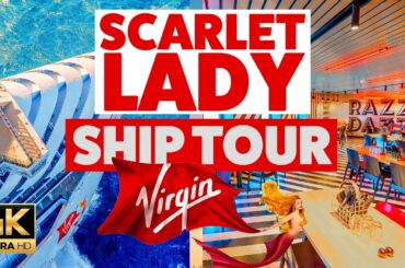 Virgin Voyages Scarlet Lady FULL ship and cabin tour | Our vlog experience!