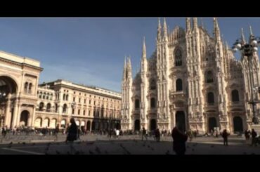 LIVE from Milan’s Piazza del Duomo as Coronavirus cases spike in Italy