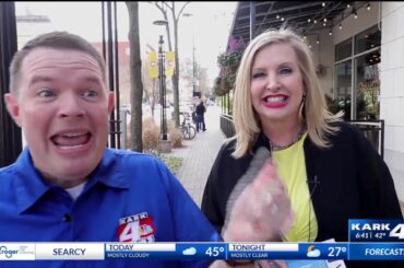 Heather Baker and Pat Walker at Bruno's Little Italy