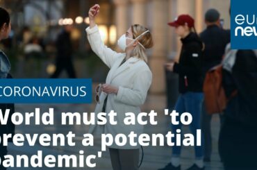 COVID-19: World must act 'to prevent a potential pandemic' says WHO after Italy deaths