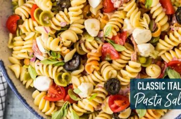 Classic Italian Pasta Salad!
