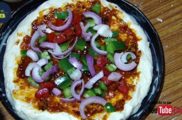 Cheese Burst Pizza recipe | Cheese Burst Pizza On Gas Oven recipe|By Barna's Kitchen.