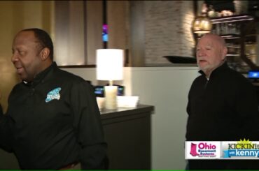 Kenny's sampling Southern Italian Cuisine at Rosso Italia