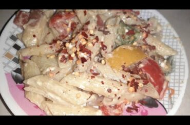 White Sauce Pasta Recipe | White Sauce Pasta | White Sauce Pasta North Indian Recipes