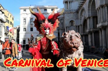 1252 CARNIVAL of VENICE ITALY Costume Contest and Party - Jordan The Lion Travel Vlog (2/24/20)
