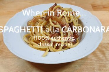 The Best Spaghetti alla Carbonara - The REAL Classic Recipe (Ramsay, what were you thinking?!)