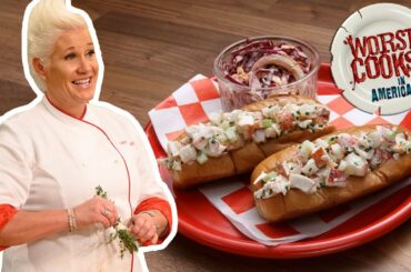 Anne Burrell Makes a Lobster Roll with Slaw | Worst Cooks in America