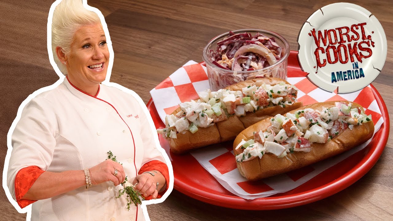 Anne Burrell Makes a Lobster Roll with Slaw | Worst Cooks in America Anne Burrell Makes a Lobster Roll with Slaw | Worst Cooks in America