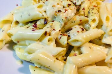 Chicken Pasta in White Sauce | Delicious Italian Dish