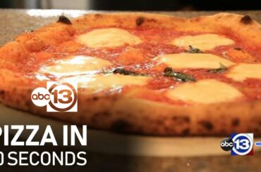 Pizaro's can cook your Neopolitan pizza in 90 seconds