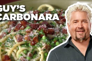 Guy Fieri Makes Carbonara Classica | Food Network