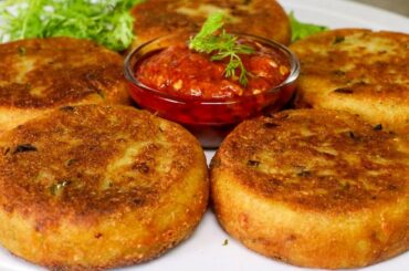बाजार जैसे कुरकुरी और स्वादिष्ट आलू टिक्की बनाने की आसान विधि | Aloo Tikki Recipe In Hindi