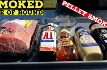 Smoked Eye of Round in a Pellet Smoker