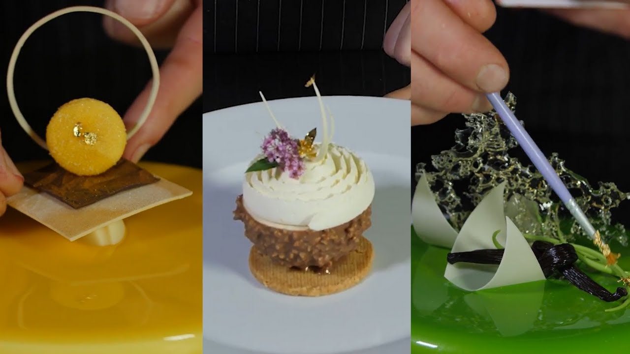 INCREDIBLE pastry skills Italian chef – decor tutorial INCREDIBLE pastry skills Italian chef - decor tutorial