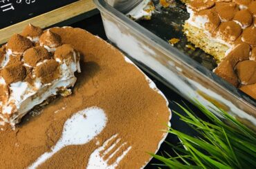 How to make Tiramisu without egg// classic Italian recipe/