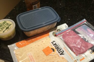 Italian leftover Burrito