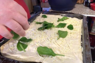 Chicken Alfredo Pizza