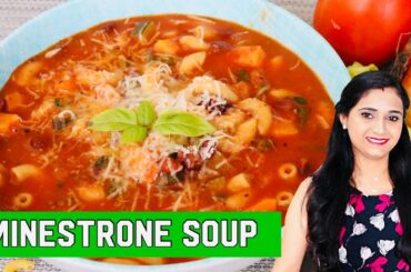 Minestrone Soup | Vegan Minestrone Soup | Vegetable Minestrone Soup by Priyanka Rattawa