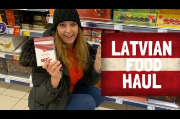 Latvian Food Haul | Grocery Shopping in Latvia