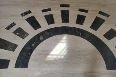 Italian Marble flooring design with material and labor making price sqft