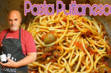 Pasta Puttanesca | พาสต้าพูททาเนสก้า | Italian Kitchen