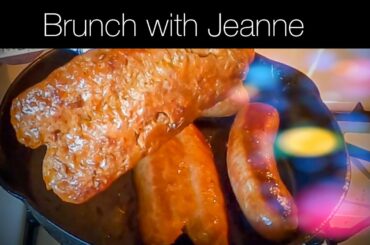 Brunch | Cooking Hot Italian Sausage w/ eggs over easy