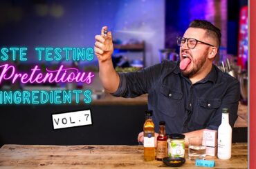 Chefs Vs Normals | Taste Testing Pretentious Ingredients Vol.7