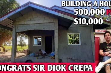 OFW SIMPLE HOUSE,Building a House 500,000PHP,CONGRATS SIR DIOK CREPA,SAUDI ARABIA OFW PANGASINAN PH.