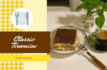 How to make a classic Italian tiramisu || easy steps