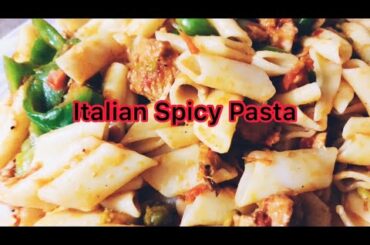 Italian Spicy Pasta-Easy recipe|Step-by-Step|homemade