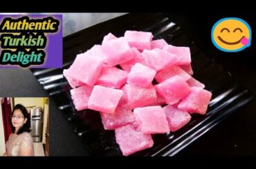 Authentic Turkish Delight recipe. Lokum recipe.