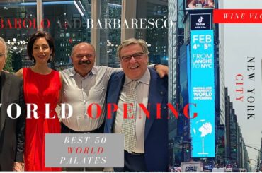 Barolo and Barbaresco World Opening 2020 New York Vlog