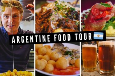 ARGENTINE FOOD TOUR | Patagonian Cuisine feat. Trout + Deer Stew + Artisanal Chocolates and More! 🇦🇷