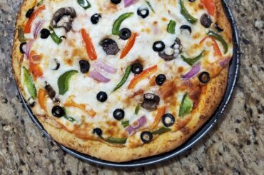 Thick crust | pan crust pizza | pizza hut style pan crust pizza recipe