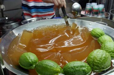 lime jelly juice / taiwanese street food
