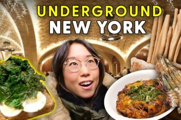 NYC FOOD TOUR at Grand Central Terminal 🥘 BTS performed here!