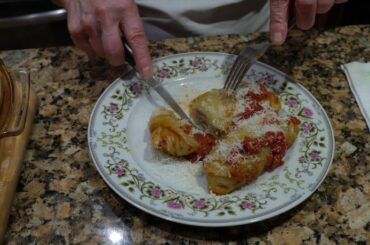 Italian Grandma Makes Stuffed Cabbage