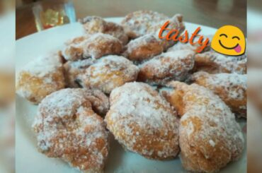 Italian snack and dessert, Zeppole, very easy and quick recipe