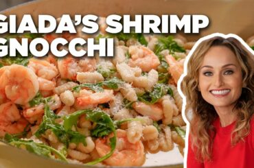 HOMEMADE Sardinian Gnocchi and Shrimp with Giada De Laurentiis | Food Network