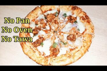 Chicken Tikka Pizza / Pizza dough Recipe by Mazay Mazay k khane