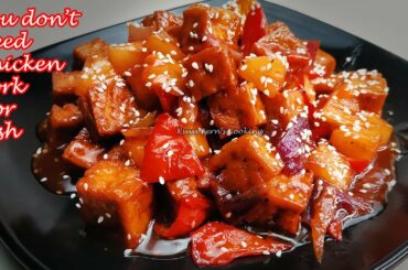 HOW TO MAKE SUPER EASY SWEET AND SOUR TOFU!!!