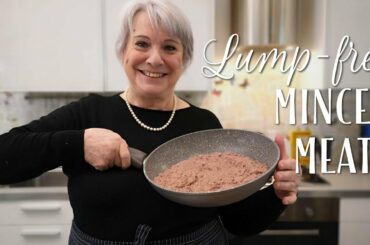 Cooking Minced Meat With No Lumps - Mamma Giuliana