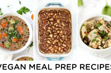 EASY VEGAN MEAL PREP RECIPES ‣‣ gluten-free & healthy too!
